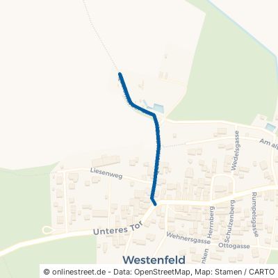 Queienfelder Straße Römhild Westenfeld 