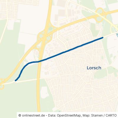 Bensheimer Straße Lorsch 