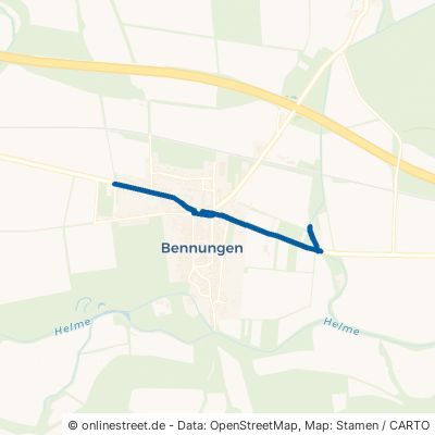 Halle-Kasseler-Straße Südharz Bennungen 