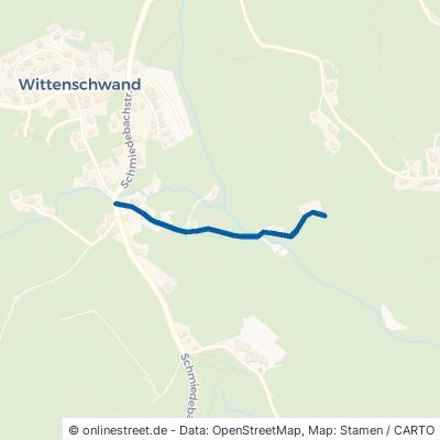 Arnoldslochweg Dachsberg (Südschwarzwald) Wittenschwand 