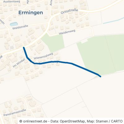 Butzentalweg Ulm Ermingen 