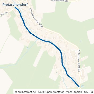Thomas-Müntzer-Straße Klingenberg Pretzschendorf 
