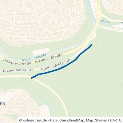 Weißensteiner Fußweg Pforzheim Huchenfeld 