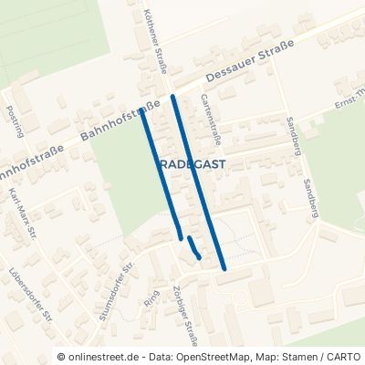 Walther-Rathenau-Straße Südliches Anhalt Radegast 