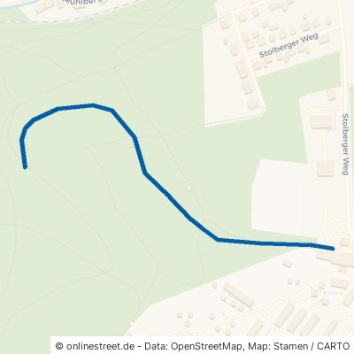 Großer Mühlbergweg Harzgerode Güntersberge 