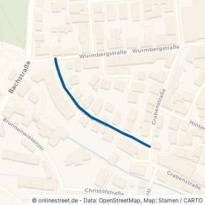 Rösslesmühlestraße Sindelfingen Mitte 