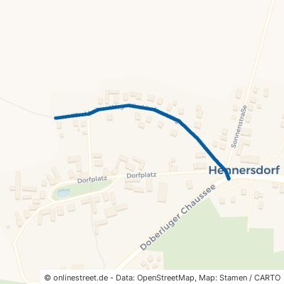 Kirchhainer Weg Doberlug-Kirchhain Hennersdorf 