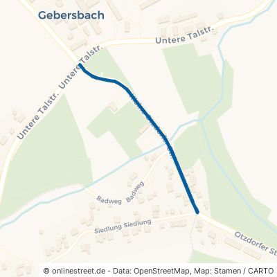 Kleine Otzdorfer Straße Waldheim Gebersbach 