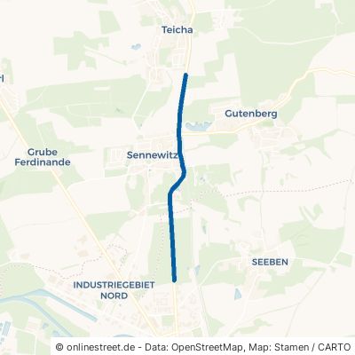 Köthener Straße Petersberg Sennewitz 