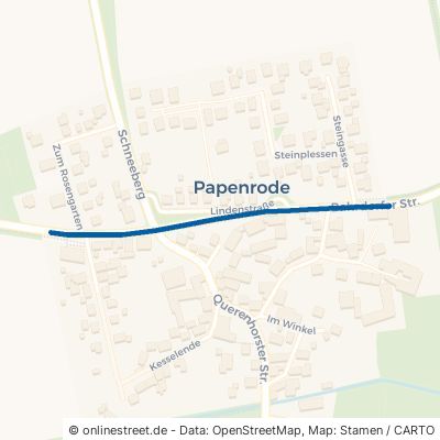 Bahrdorfer Straße Groß Twülpstedt Papenrode 