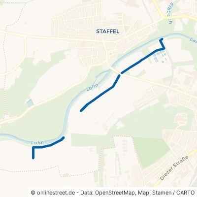 Lahntalradweg Limburg an der Lahn Staffel 