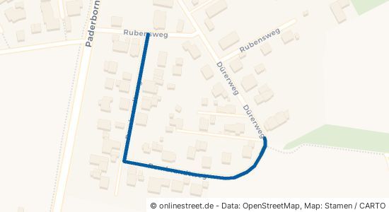 Rembrandtweg Gütersloh Avenwedde 