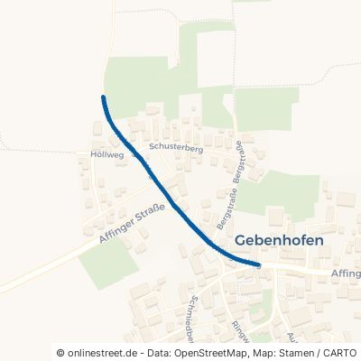 Rehlinger Weg Affing Gebenhofen 