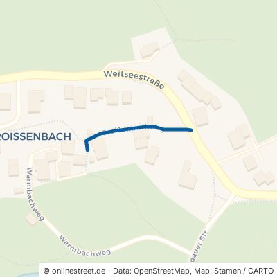 Groißenbachweg Reit im Winkl Groißenbach 