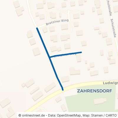 Bretziner Weg Neu Gülze Zahrensdorf 