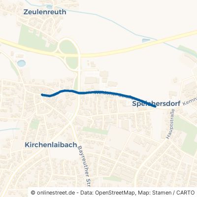 Weidener Straße Speichersdorf Kirchenlaibach 