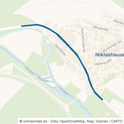 Wertheimer Straße Werbach Niklashausen 