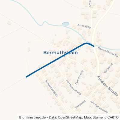 Hochstättenweg Grebenhain Bermuthshain 