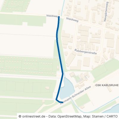 Reinhard-Kutterer-Weg Karlsruhe Daxlanden 