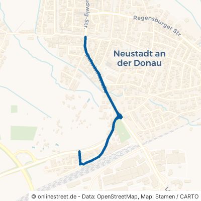 Bahnhofstraße Neustadt an der Donau Neustadt 