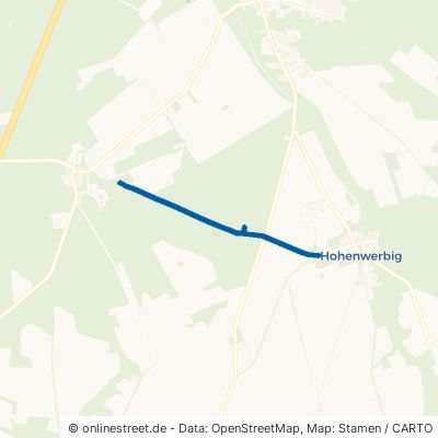 Neuendorfer Weg Amt Niemegk Hohenwerbig 