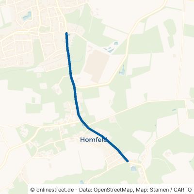 Homfelder Straße Bruchhausen-Vilsen Homfeld 
