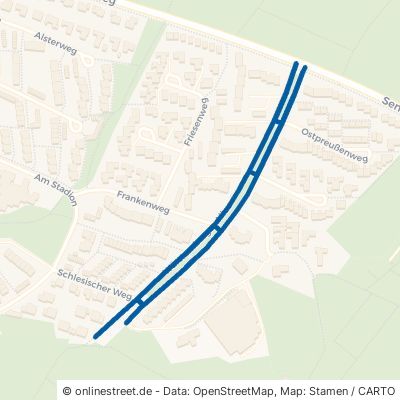 Württemberger Allee Bielefeld Sennestadt 