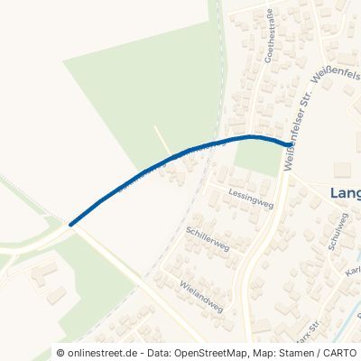 Bahnhofsweg Weißenfels Langendorf 