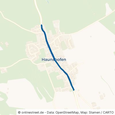 Hauptstraße Wielenbach Haunshofen 