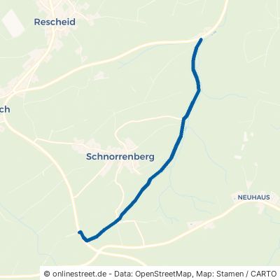 Waldweg Hellenthal Ramscheid 