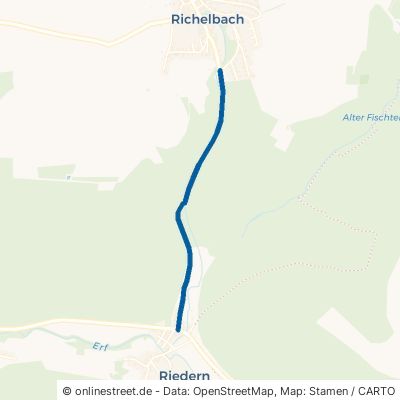 Richelbacher Straße Eichenbühl Riedern 