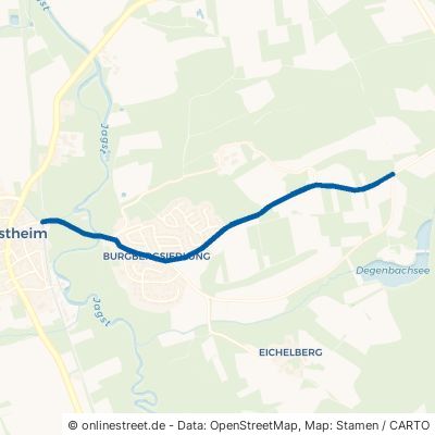 Alexandersreuter Straße Crailsheim Jagstheim 