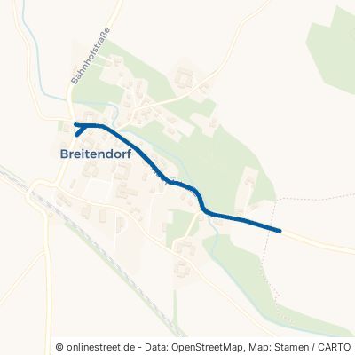Hauptstraße Hochkirch Breitendorf 