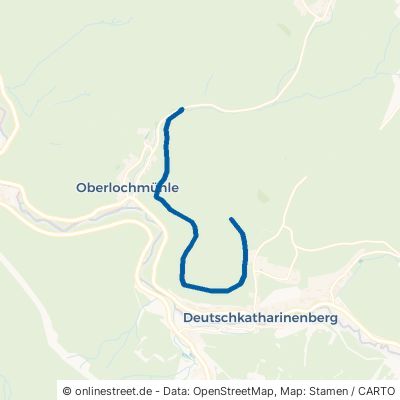 Kupferleithenweg Olbernhau Oberlochmühle 
