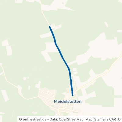 Kleinengstinger Straße Hohenstein Meidelstetten 