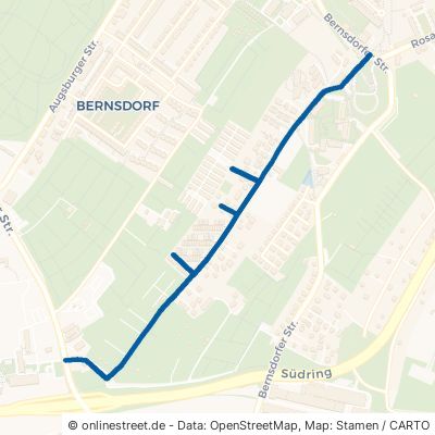 Eislebener Straße Chemnitz Bernsdorf 