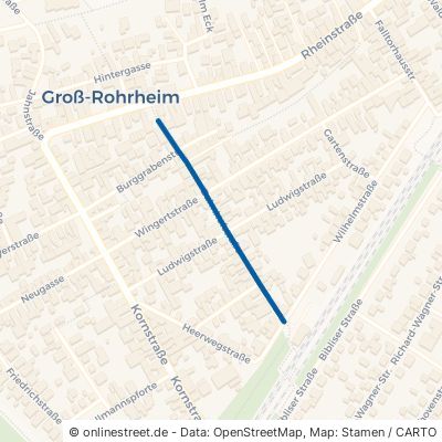 Bahnhofstraße Groß-Rohrheim 