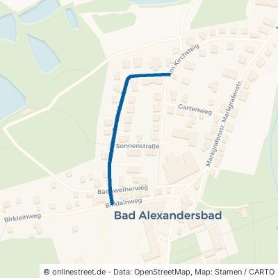 Waldstraße Bad Alexandersbad Dünkelhammer 