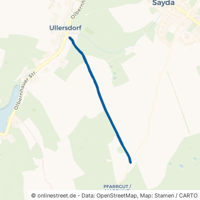 Scheibenweg Sayda Ullersdorf 