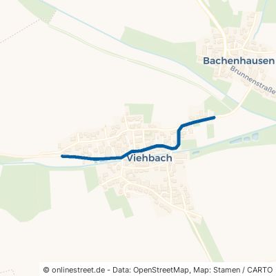Untere Dorfstraße Fahrenzhausen Viehbach 