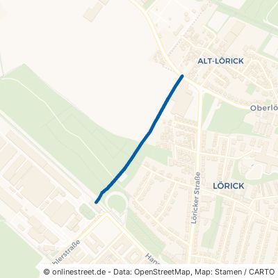 Büdericher Straße Düsseldorf Lörick 