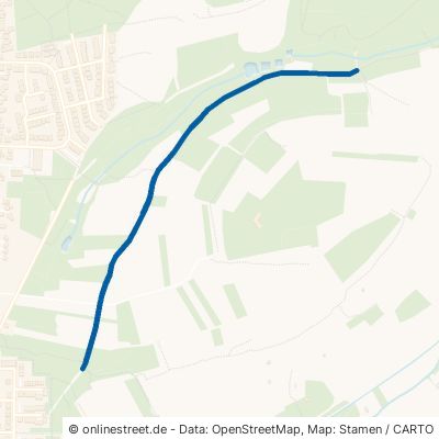 Unterer Wolfhartweg Darmstadt Eberstadt 