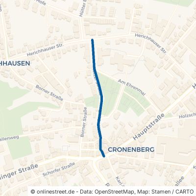 Hütter Straße 42349 Wuppertal Cronenberg Cronenberg