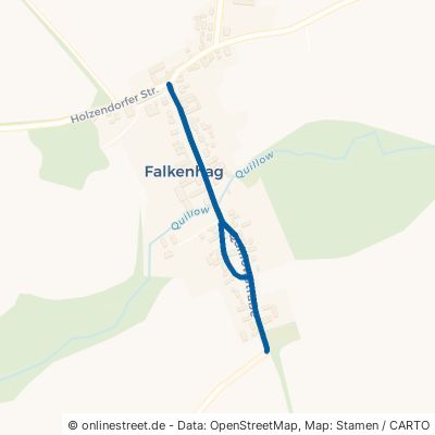 Quillowstraße Nordwestuckermark Falkenhagen 