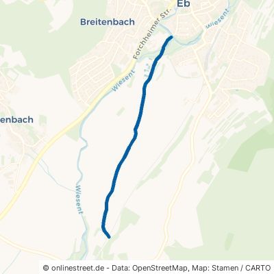 Kohlfurtweg Ebermannstadt Breitenbach 