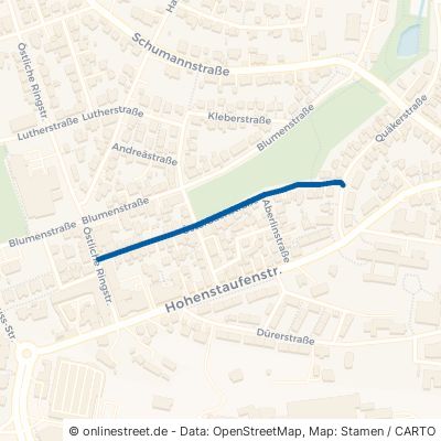 Österbachstraße Göppingen Stadtgebiet 