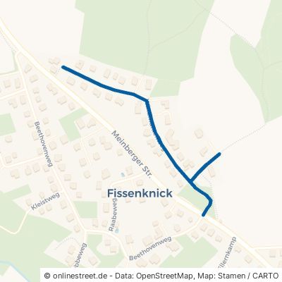 Windmühlenweg Horn-Bad Meinberg Fissenknick 