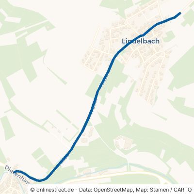 Mittlere Dorfstraße Wertheim Lindelbach 
