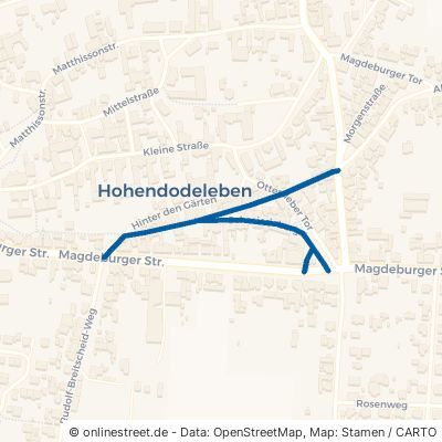 Schmiedebergstraße Verwaltungsgemeinschaft „Börde“ Wanzleben Hohendodeleben 