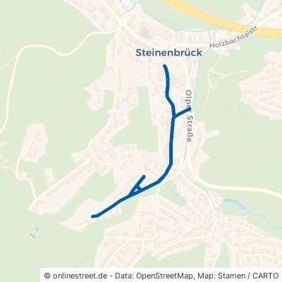 Römerstraße Overath Steinenbrück 